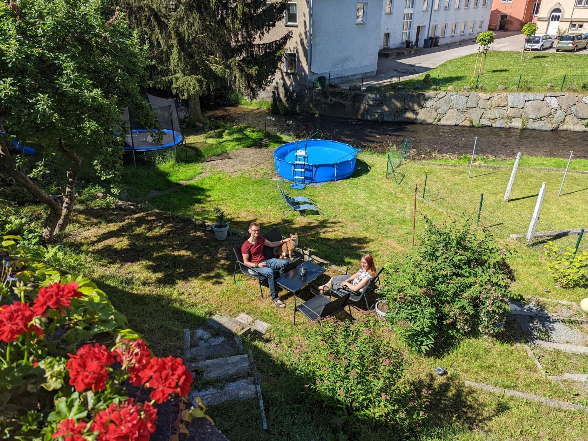 Hw4B - Urlaubsmagie - Zentral Mit Gemeinschaftsgarten, -Pool, -Sauna & Whirlpool Sebnitz Exterior foto